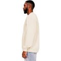 Ecru - Side - Casual Classics Mens Ringspun Cotton Oversized Sweatshirt