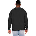 Black - Back - Casual Classics Mens Ringspun Cotton Oversized Sweatshirt