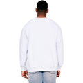 White - Back - Casual Classics Mens Ringspun Cotton Oversized Sweatshirt