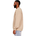 Sand - Side - Casual Classics Mens Ringspun Cotton Oversized Sweatshirt