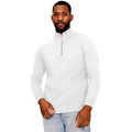 White - Front - Casual Classics Mens Ringspun Cotton Sweatshirt