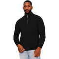 Black - Front - Casual Classics Mens Ringspun Cotton Sweatshirt