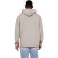 Heather Grey - Back - Casual Classics Mens Ringspun Cotton Tall Oversized Hoodie