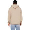 Sand - Back - Casual Classics Mens Ringspun Cotton Tall Oversized Hoodie