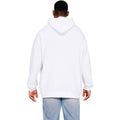 White - Back - Casual Classics Mens Ringspun Cotton Tall Oversized Hoodie
