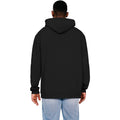 Black - Back - Casual Classics Mens Ringspun Cotton Tall Oversized Hoodie