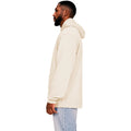 Ecru - Side - Casual Classics Mens Ringspun Cotton Tall Oversized Hoodie