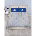 Blue-White - Back - Playstation Layer Rotary Marl Duvet Cover Set