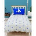 Blue-White - Lifestyle - Playstation Layer Rotary Marl Duvet Cover Set