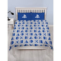 Blue-White - Front - Playstation Layer Rotary Marl Duvet Cover Set