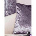 Amethyst - Front - Belle Maison Crushed Velvet Cushion Cover
