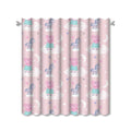 Pink - Back - Peppa Pig Stardust Pencil Pleat Curtains (Pack of 2)
