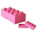 Pink - Back - Lego Brick Lunch Box