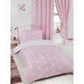 Pink-White - Back - Bedding & Beyond Stars Fitted Bed Sheet Set