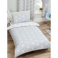 Navy Blue-White - Back - Bedding & Beyond Stars Fitted Bed Sheet Set
