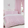 Pink-White - Lifestyle - Bedding & Beyond Stars Fitted Bed Sheet Set