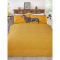 White-Yellow - Back - Rapport Hello Sausage Duvet Cover Set