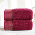Damson - Front - Mayfair Metallic Accents Towel (Pack of 2)