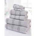 Silver - Front - Rapport Towel Bale Set (Pack of 6)