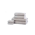 Silver - Front - Bedding & Beyond Retreat Towel Set (Pack of 6)