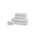 White - Front - Bedding & Beyond Retreat Towel Set (Pack of 6)