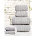 Storm - Front - Rapport Bale Waffle Towel Bale Set (Pack of 6)