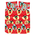 Red-Blue-Yellow - Front - Bing Bunny Woosh Duvet Cover Set