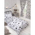 Black-White-Grey - Lifestyle - Bedding & Beyond Scandi Bear Forest Fitted Sheet Set