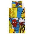 Blue-Yellow-White - Front - Spider-Man Reversible Duvet Cover Set
