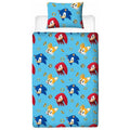 Blue-Yellow-Red - Back - Sonic The Hedgehog Speed Duvet Cover Set