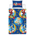 Blue-Yellow-Red - Front - Sonic The Hedgehog Speed Duvet Cover Set