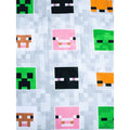 Multicoloured - Back - Minecraft Adventure Cotton Fitted Sheet