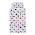 Pink-White-Violet - Back - Minnie Mouse Cotton Duvet Cover Set