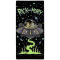 Black-Green - Front - Rick And Morty UFO Towel