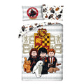 Multicoloured - Front - Lego Harry Potter Cotton Duvet Cover Set
