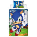 Blue - Front - Sonic The Hedgehog Moves Duvet Cover Set
