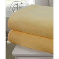 Ochre Yellow - Front - Rapport Soft Touch Towel (Pack of 2)