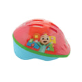 Pink-Green-Blue - Pack Shot - Cocomelon Childrens-Kids Baby JJ Safety Helmet