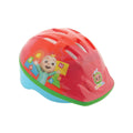 Pink-Green-Blue - Front - Cocomelon Childrens-Kids Baby JJ Safety Helmet