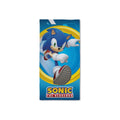 Blue - Front - Sonic The Hedgehog Speed Cotton Bath Towel