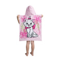 Pink - Back - The Aristocats Childrens-Kids Marie Hooded Towel