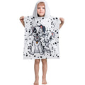 White-Black - Front - 101 Dalmatians Childrens-Kids Hooded Towel