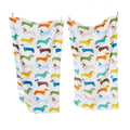 White - Front - Rapport Sausage Dog Towel