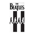 Black-White - Front - The Beatles Abbey Road Cotton Bath Towel