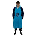 Blue - Front - Manchester United FC Unisex Adult Fleece Hooded Blanket