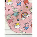 Pink-Multicoloured - Back - Peppa Pig Playful Rotary Fleece Blanket