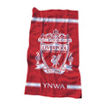 Red-White - Back - Liverpool FC You´ll Never Walk Alone Cotton Beach Towel
