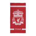 Red-White - Front - Liverpool FC You´ll Never Walk Alone Cotton Beach Towel