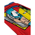 Red-Multicoloured - Side - Marvel Avengers Badge Cotton Beach Towel