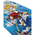 Blue-Multicoloured - Back - Sonic The Hedgehog Bounce Cotton Beach Towel